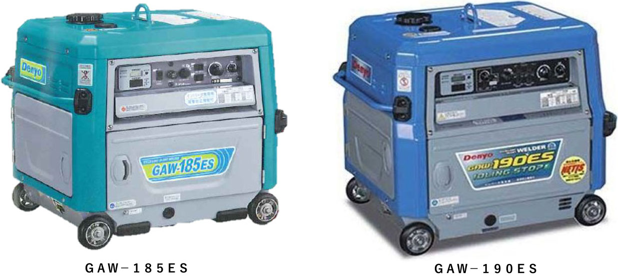直流アーク溶接機（185A/190A） | エンジン溶接機 | 株式会社