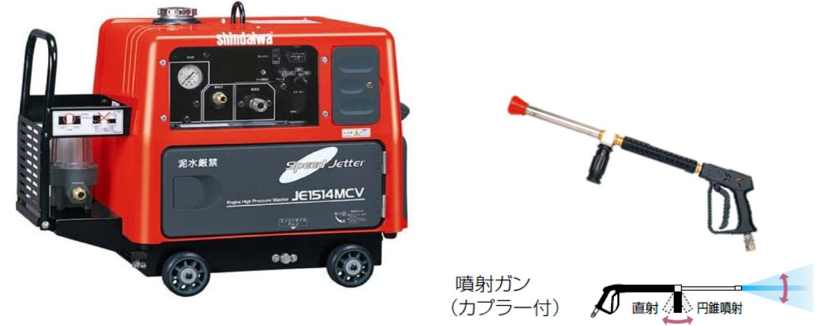 エンジン高圧洗浄機 | 洗浄機 | 株式会社シナガワ 溶接機