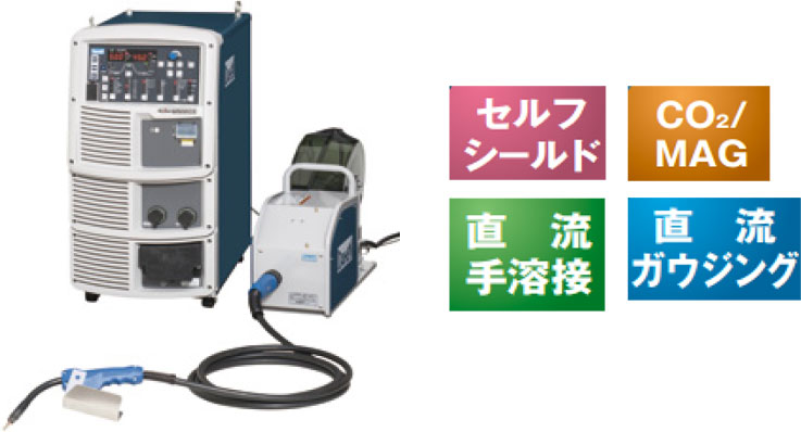 ノンガス溶接機 フルデジタル　セルフシールド・CO２/MAG 自動溶接機 image